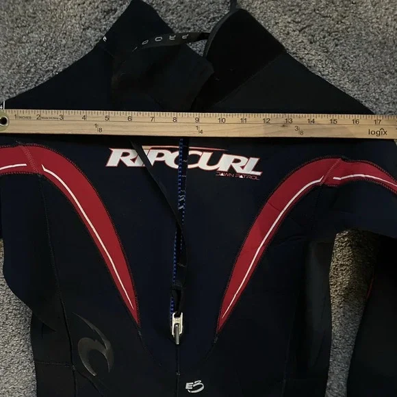 Rip Curl Wetsuit Dawn E3 Patrol Men S Ultimate Sealed Soft Collar Pockets - Picture 11 of 16